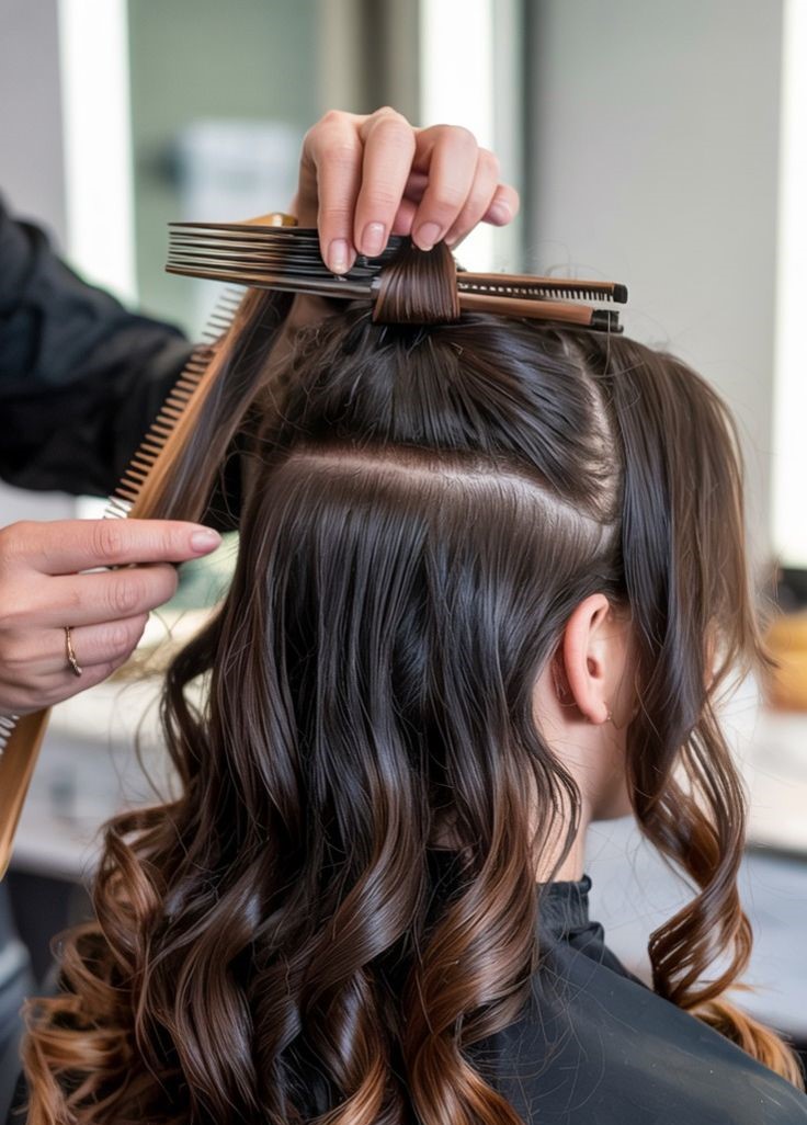 Professional Hair Curling